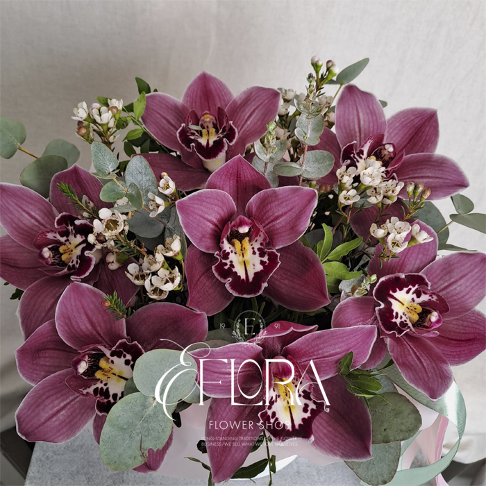 фото 2: Коробка с орхидеями